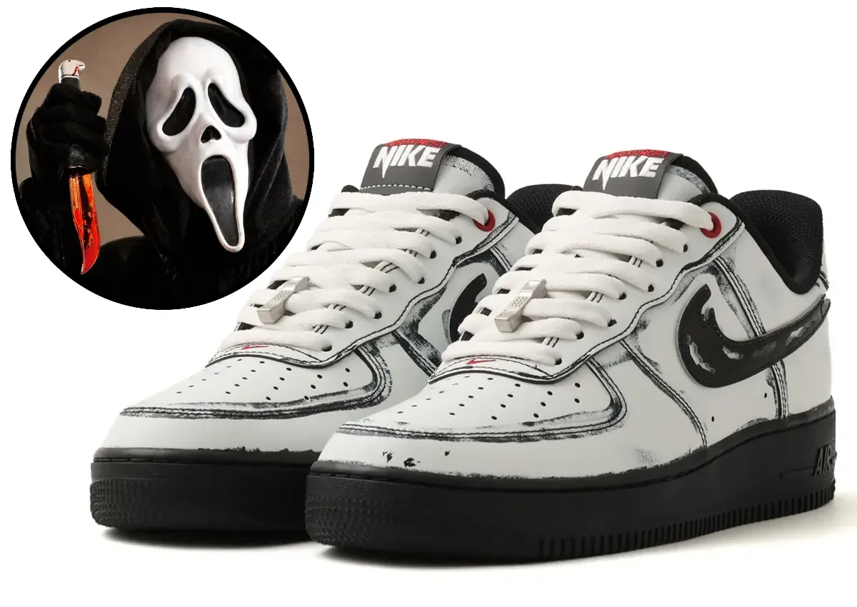 Nike Air Force 1 Low “Ghostface” chega para o Halloween de 2026